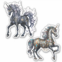 Magical Black Dark Unicorns