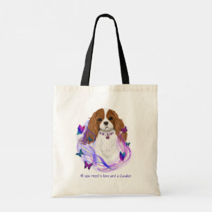 Magical Blenheim Cavalier King Charles Spaniel Tote Bag