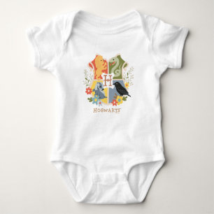 Magical Blooms HOGWARTS™ Crest Baby Bodysuit