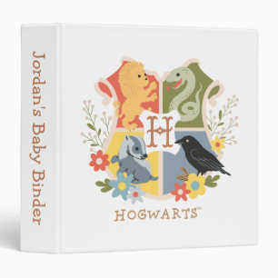 Magical Blooms HOGWARTS™ Crest Binder