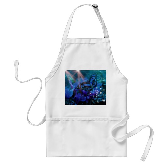 Magical Blue Butterfly Standard Apron (Front)