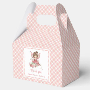 Magical Blush Pink Fairy Flowers Girl Favor Box