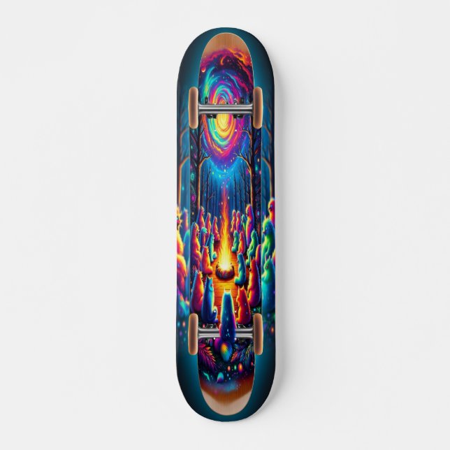 Magical Bonfire Gathering Skateboard (Front)