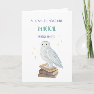 Magical Bridesmaid Proposal Card