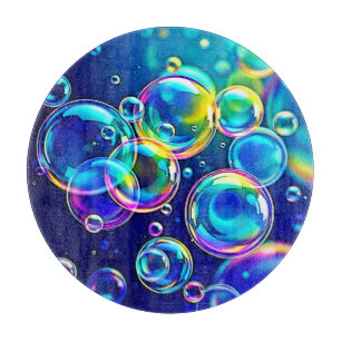 Magical Bubble Colours Cutting Board