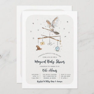 Magical Bundle on the Way Baby Shower Invitation