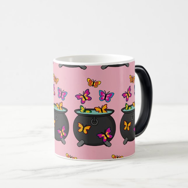 Magical Butterflies from a Cauldron Magic Mug (Front Right)