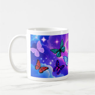 Magical Butterfly Galaxy & Stars Mug