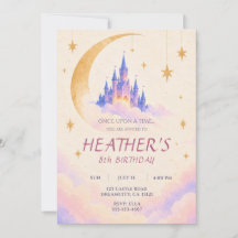 Magical Castle Birthday Invitation