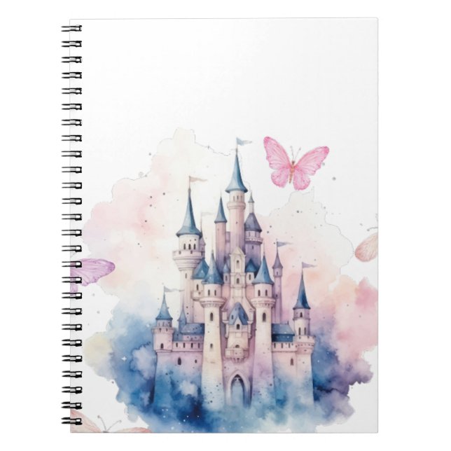 Magical, Castle Design  Notebook (Front)