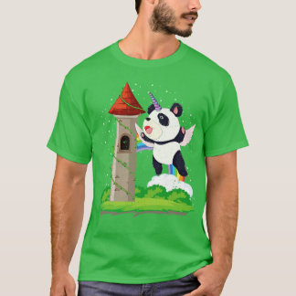 Magical Castle Fantasy Unicorn Lover Cute Asian An T-Shirt