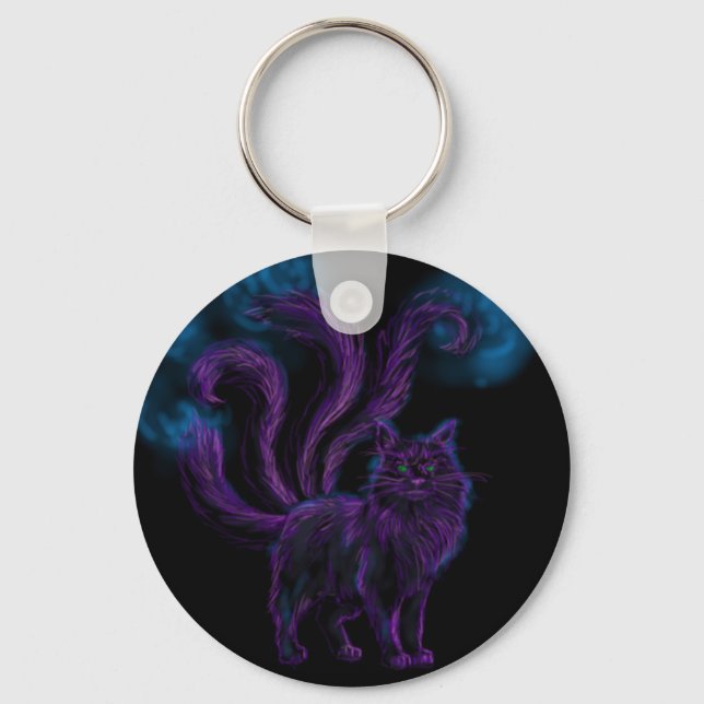 Magical Cat Keychain (Front)
