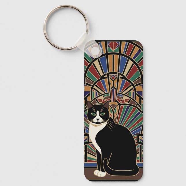Magical Cat  Keychain (Front)
