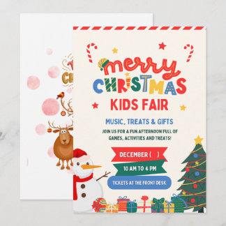 "Magical Celebration: Christmas Invitation Card