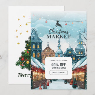 "Magical Celebration: Christmas Invitation Card