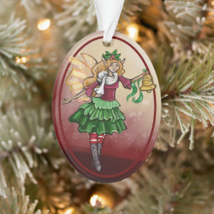 Magical Christmas Bell Fairy Ornament