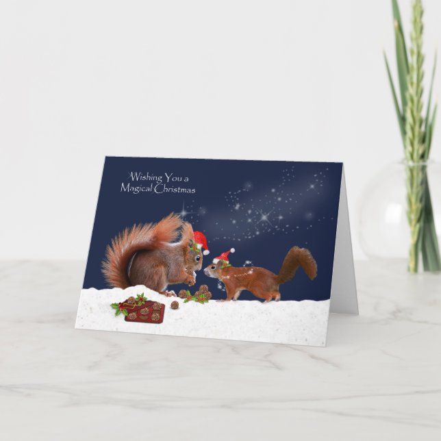 Magical Christmas Card (Enter Your Own Message) (Front)