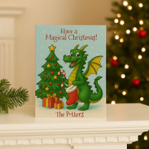Magical Christmas Dragon