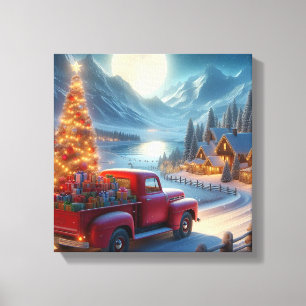 Magical Christmas Eve Delivery Canvas Print