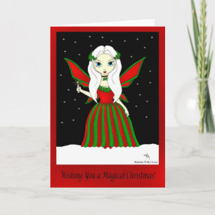 Magical Christmas Fairy Holiday Card