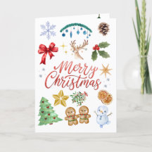 Magical Christmas Greeting Card