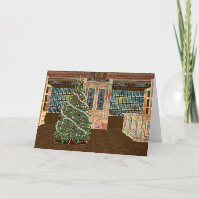 Magical Christmas Holiday Card (Front)