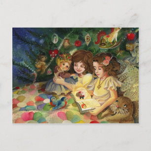 Magical Christmas Holiday Postcard