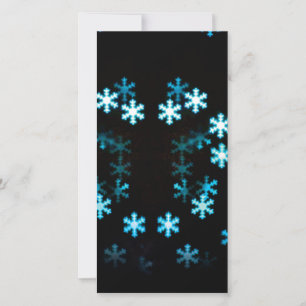Magical Christmas Snowflakes Holiday Card