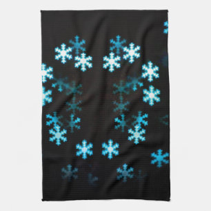 Magical Christmas Snowflakes Kitchen Towel