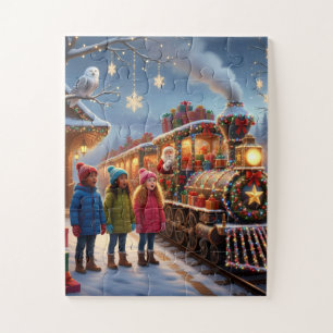 Magical Christmas Train Jigsaw Puzzle