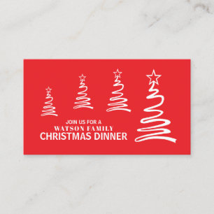 Magical Christmas tree, Festive Invitation