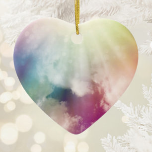 Magical Clouds Ceramic Ornament