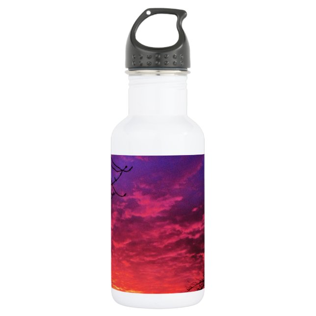 Magical Colourful Sunset 532 Ml Water Bottle (Front)