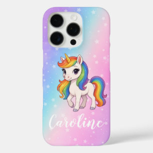 Magical colourful unicorn iPhone 16 pro case