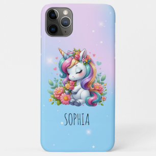 Magical Colourful Unicorn Girly Birthday Gift iPhone 11 Pro Max Case