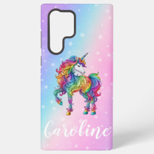 Magical colourful unicorn samsung galaxy case