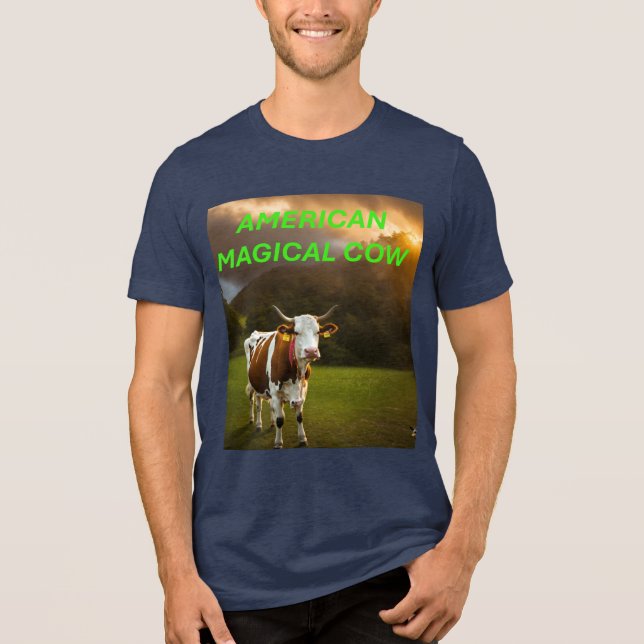 Magical Cow Tri-Blend Tee (Front)