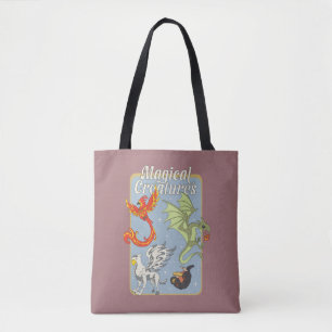 Magical Creatures Vintage Graphic Tote Bag