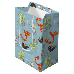 Magical Creatures Vintage Pattern Medium Gift Bag