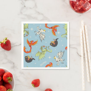 Magical Creatures Vintage Pattern Napkin