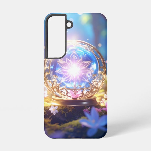 Magical Crystal Orb Forest Phone Case (Back)
