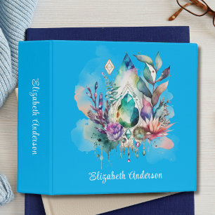 Magical Crystals Boho Dreamcatcher Binder