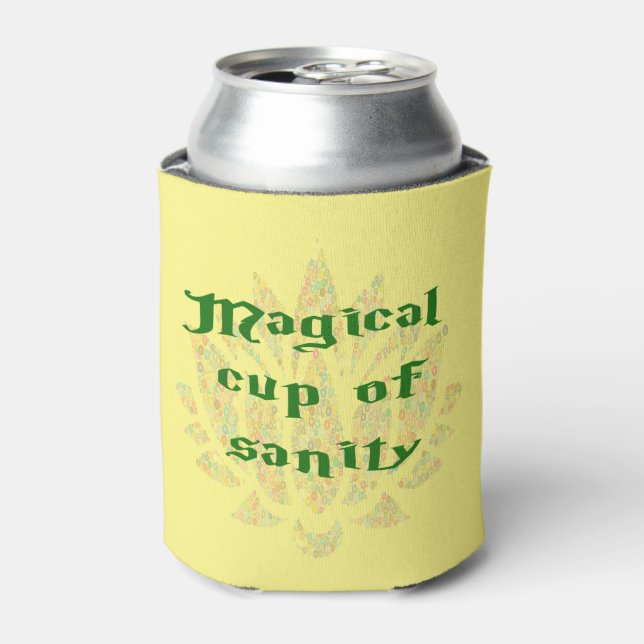 Magical Cup of Sanity Can Cooler (Can Front)
