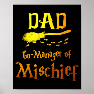 Magical Dad, Manager Of Mischief Birthday Family M Poster