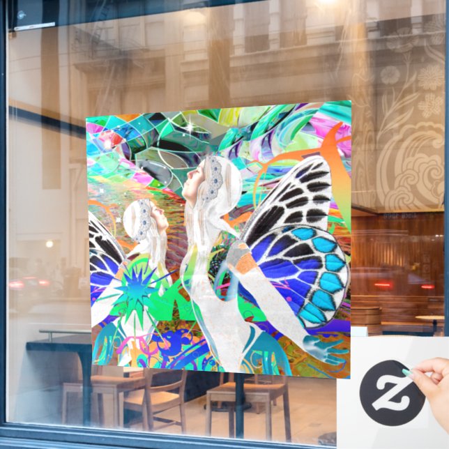 Magical Dance  Window Cling (Cafe Window)