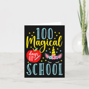 Magical Days Of School Magical Unicorn Lover  Card