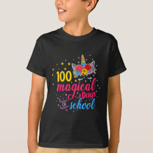 Magical Days Unicorn Kids Costume 100th Day Of Sch T-Shirt