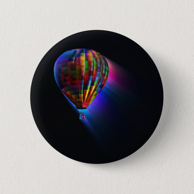 Magical Dream Flight Digital Abstract Art 2 Inch Round Button (Front)