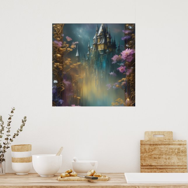 Magical Dreamland Artwork for Fantasy Lover Poster (Kitchen)