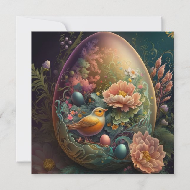 Magical Easter Greeting Card (Front)
